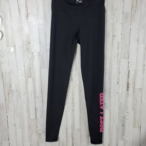 Old Navy Active Leggings Black Pink Size Medium